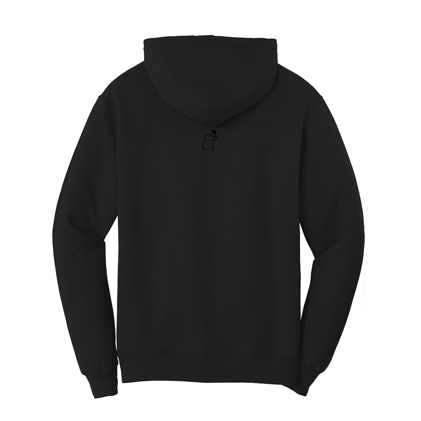 Fit Vegan Hoodie Black On Black