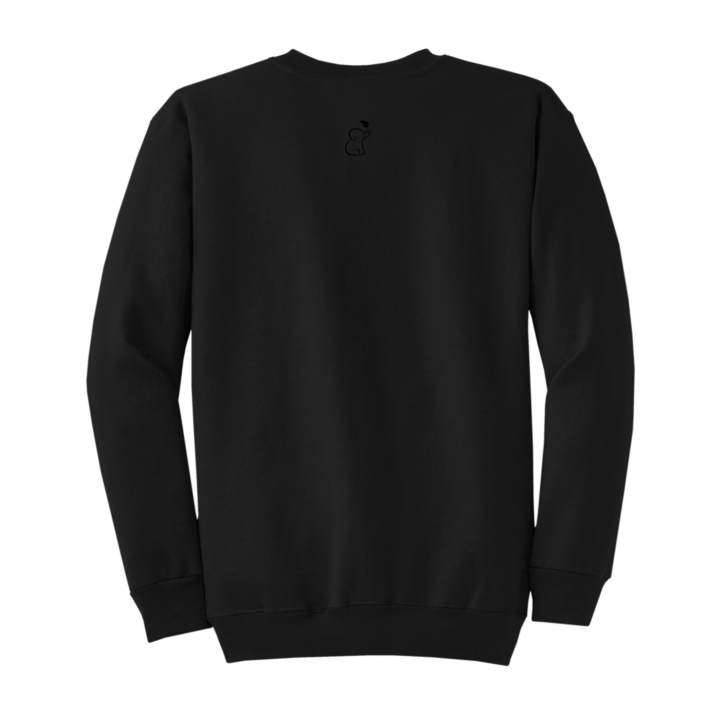 Fit Vegan Sweatshirt Black On Black